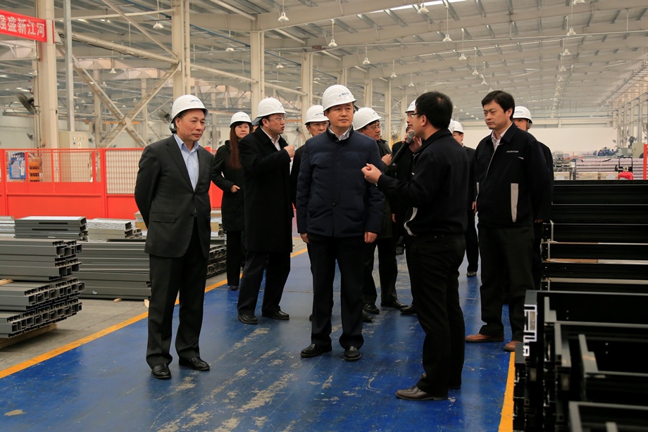 北京市委常委、宣傳部長(zhǎng)李偉一行蒞臨江河創(chuàng)建專題調(diào)研